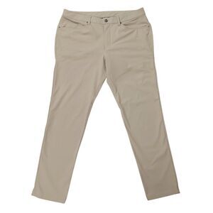 Lululemon ABC Pants Mens 36x30 Beige Slim-Fit 5 Pocket Comfort Performance Golf